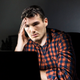 Image for article titled Mitch Trubisky Studying Game Tapes In Hopes Of Discovering What Bears Saw In Him In First Place